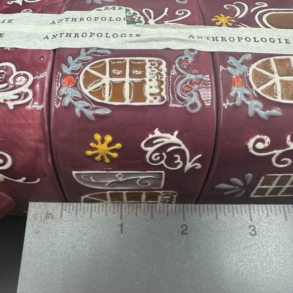 Anthropologie Ginger Ceramic Stoneware Tea For 2 Teapot Mug Set Stackable NEW - Picture 11 of 13